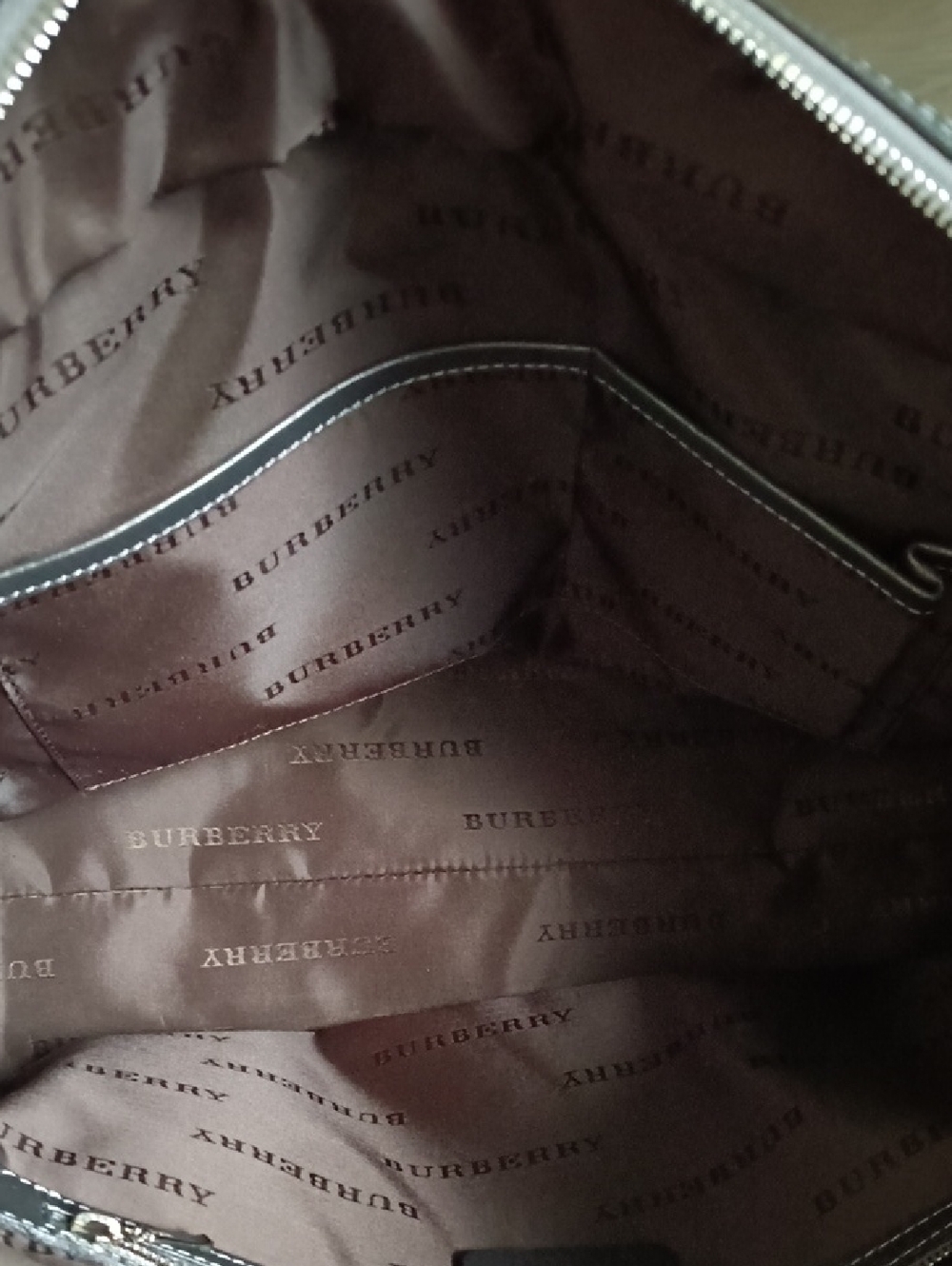Burberry Pink Tote with Silver Trim and Plaid Accent - Picture 8 of 10
